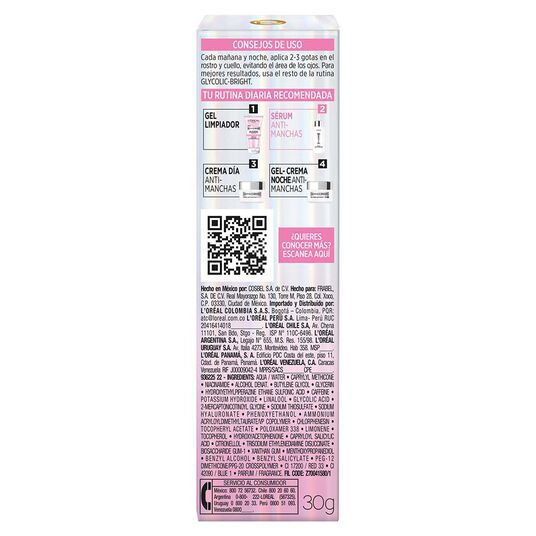L'Or&eacute;al Paris s&eacute;rum glycolic bright 27064, &Uacute;NICO, hi-res