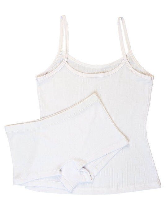 Set de cami y b&oacute;xer 79042, BLANCO, hi-res