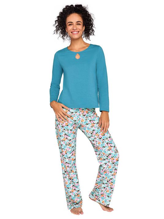 Set pijama larga 77202, FLORES CLXXXIV, hi-res