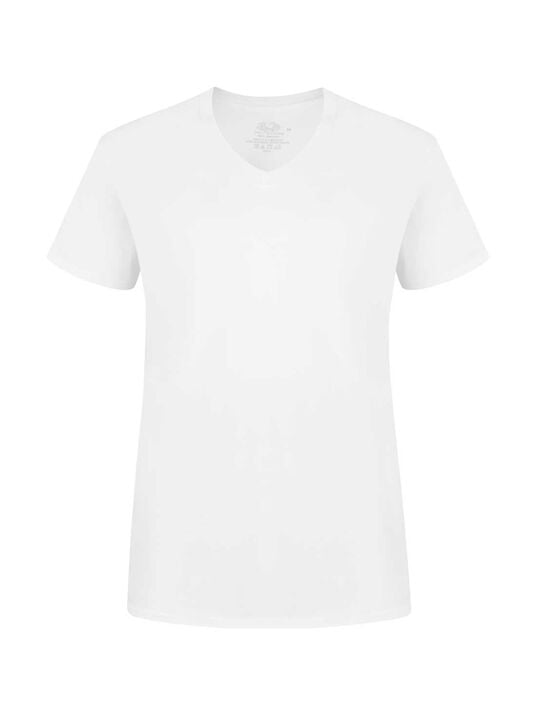 Playera cuello V Fruit of the Loom 72019