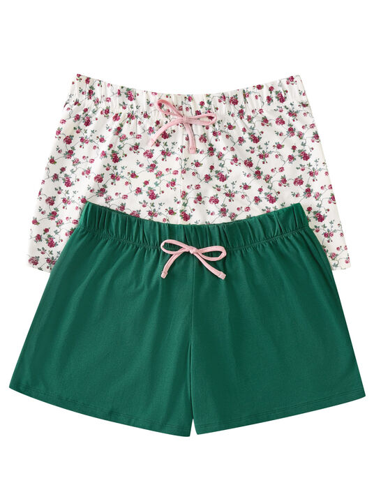 Paquete de dos shorts 79019, MINI FLORES III, hi-res