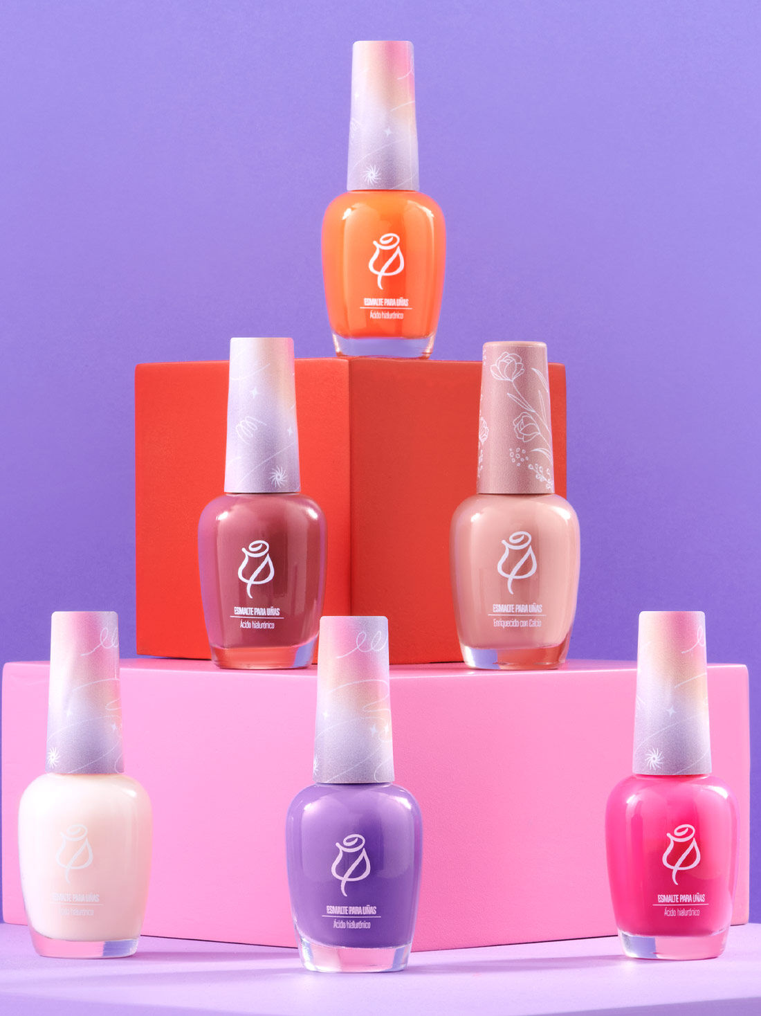 Esmalte para u&ntilde;as con &aacute;cido hialur&oacute;nico 20345