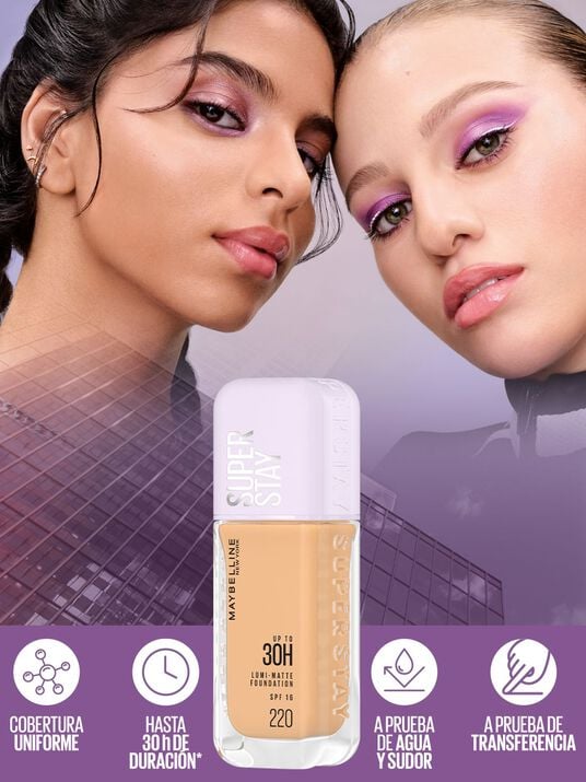Maybelline maquillaje l&iacute;quido super stay lumi matte 22024