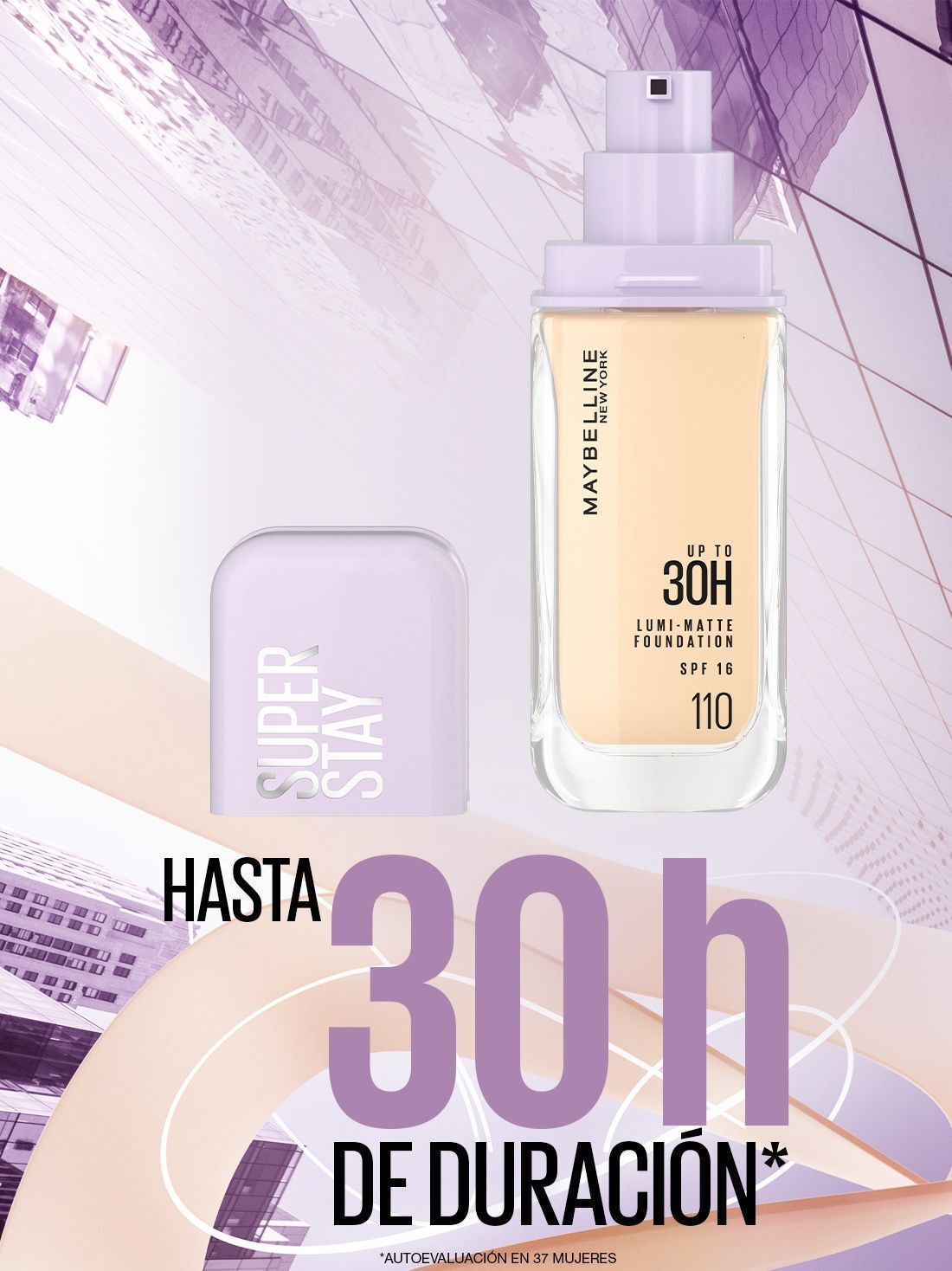 Maybelline maquillaje l&iacute;quido super stay lumi matte 22024