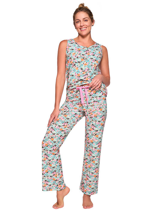 Set de pijama larga 77201, FLORES CLXXXIV, hi-res