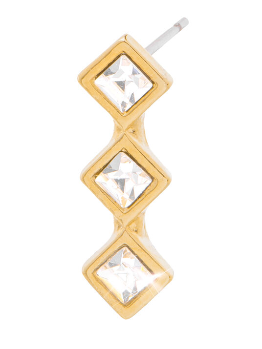 Aretes tres rombos 29037, ORO, hi-res