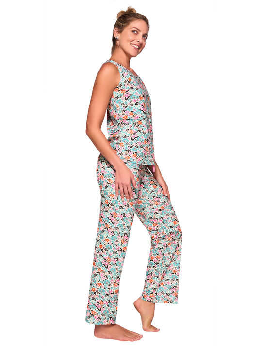 Set de pijama larga 77201, FLORES CLXXXIV, hi-res