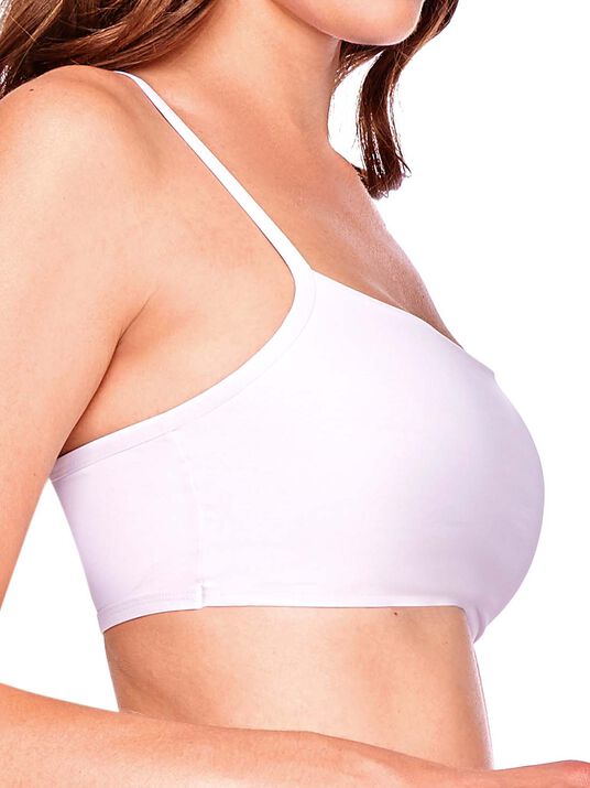 Top corto con tirantes 4411, BLANCO, hi-res