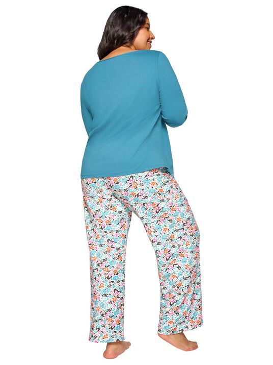 Set pijama larga 77202, FLORES CLXXXIV, hi-res