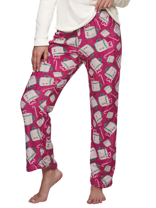 Pijama de fleece 77191, TACITAS NAVIDE&Ntilde;AS, hi-res